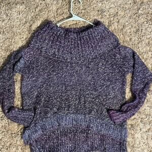 American Eagle purple sweater size S /P